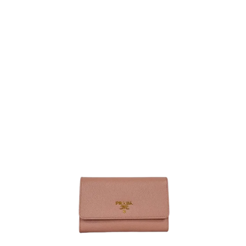 Prada Vintage Pre-owned Leather wallets Pink Dames