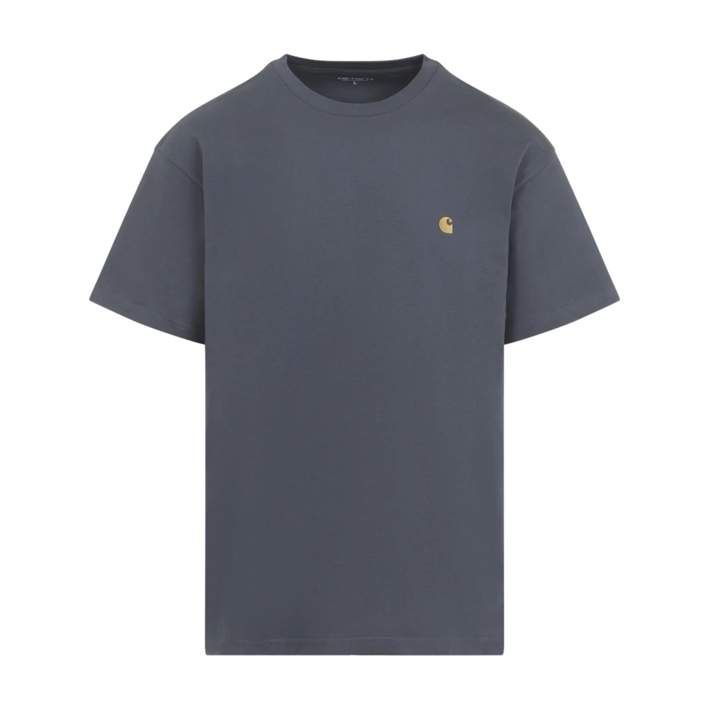 Carhartt Wip Men's Gray S/S Chase T-Shirt - T-Shirts - S - Tops