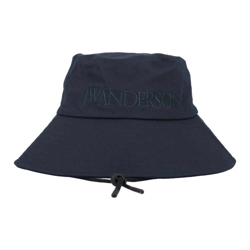 JW Anderson Stijlvol Logo Bucket Hat Blue Unisex