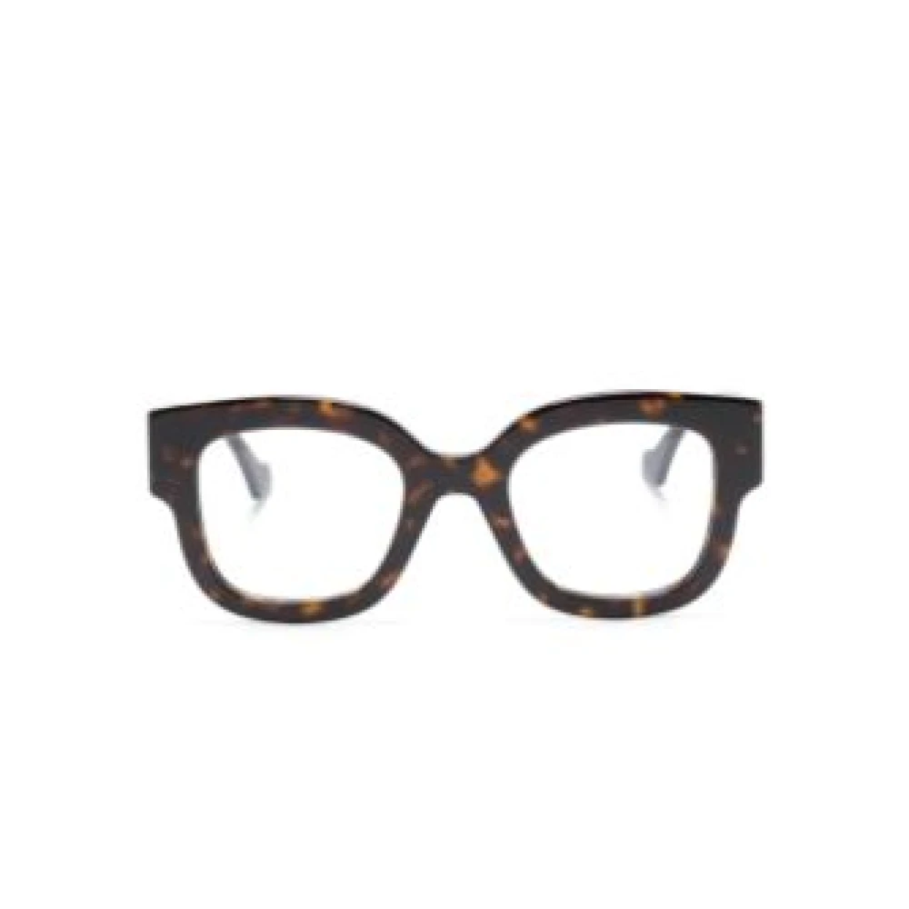 Gucci Dark Havana Eyewear Frames Gg1423O Brown Unisex