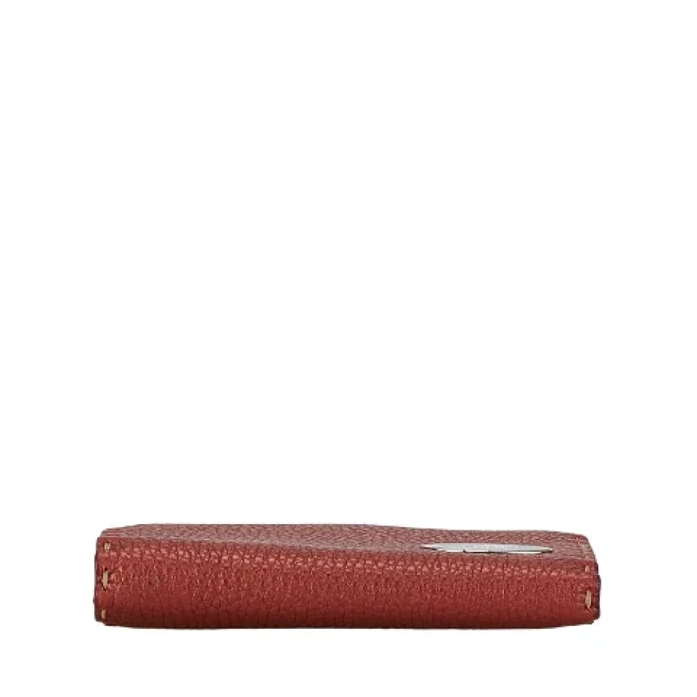 Fendi Vintage Pre-owned Leather wallets Brown Dames