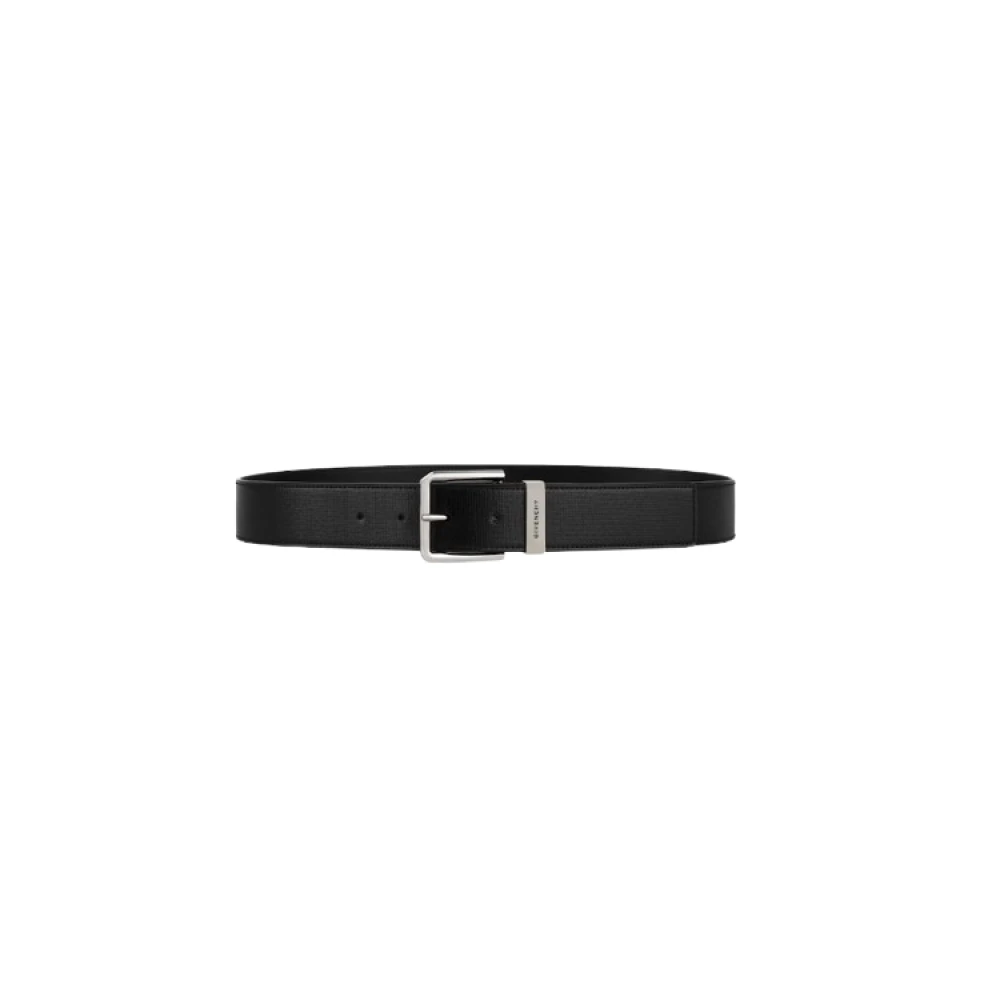 Givenchy Klassieke Omkeerbare Leren Riem Black Heren