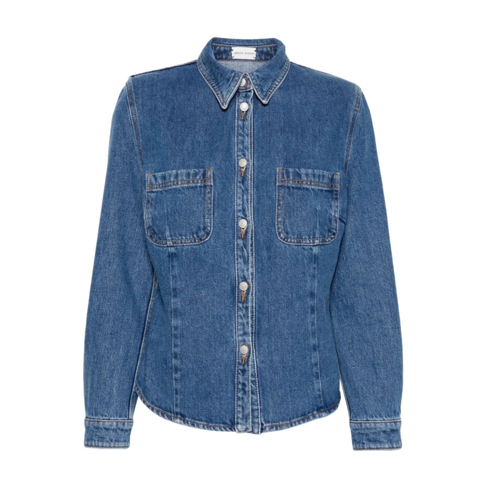 Denim overhemd online dames