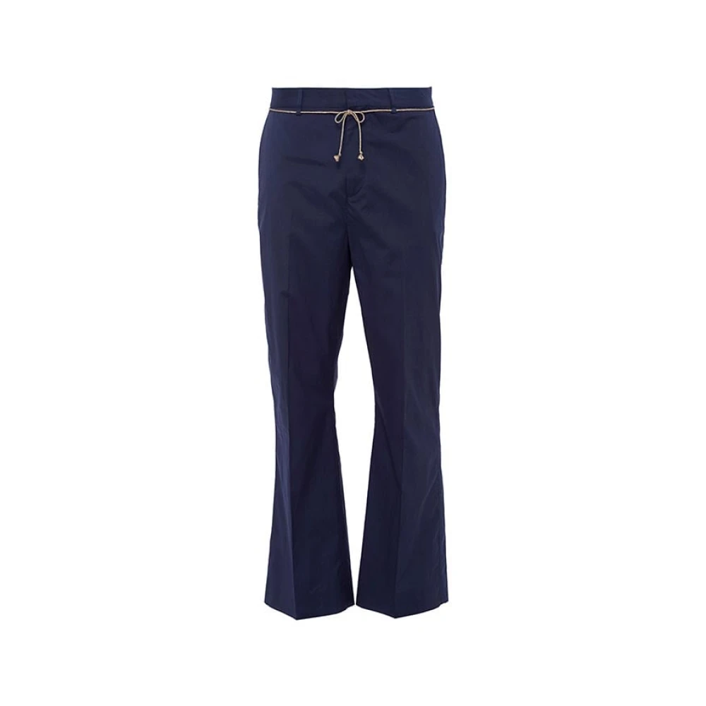 Acne Studios Rosa Label Chino Twill Byxor Blue, Herr