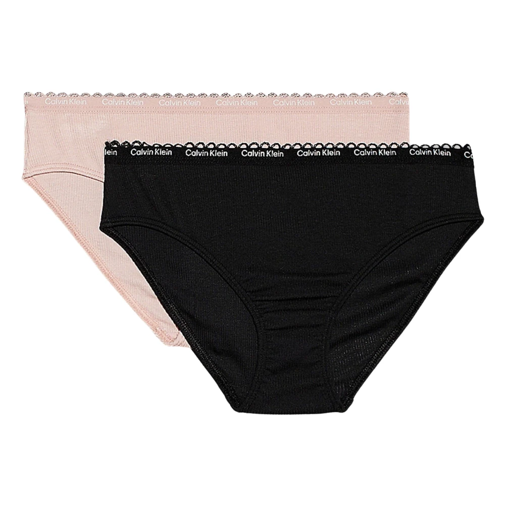 Calvin Klein Girls Multicolor Kids Bikinis, 8 Y, Multicolour Bikini Knickers Set For