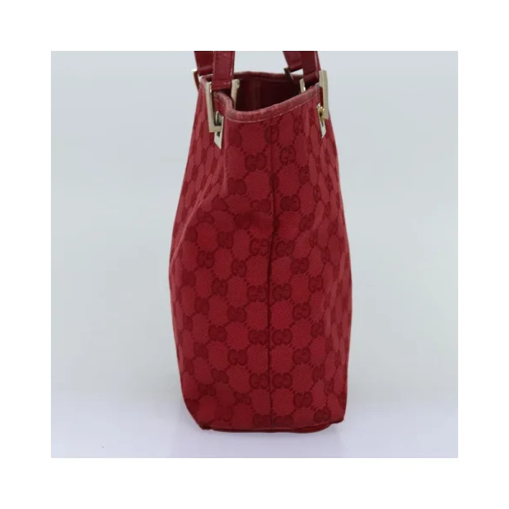 Gucci Vintage Pre-owned Canvas gucci-bags Red Dames