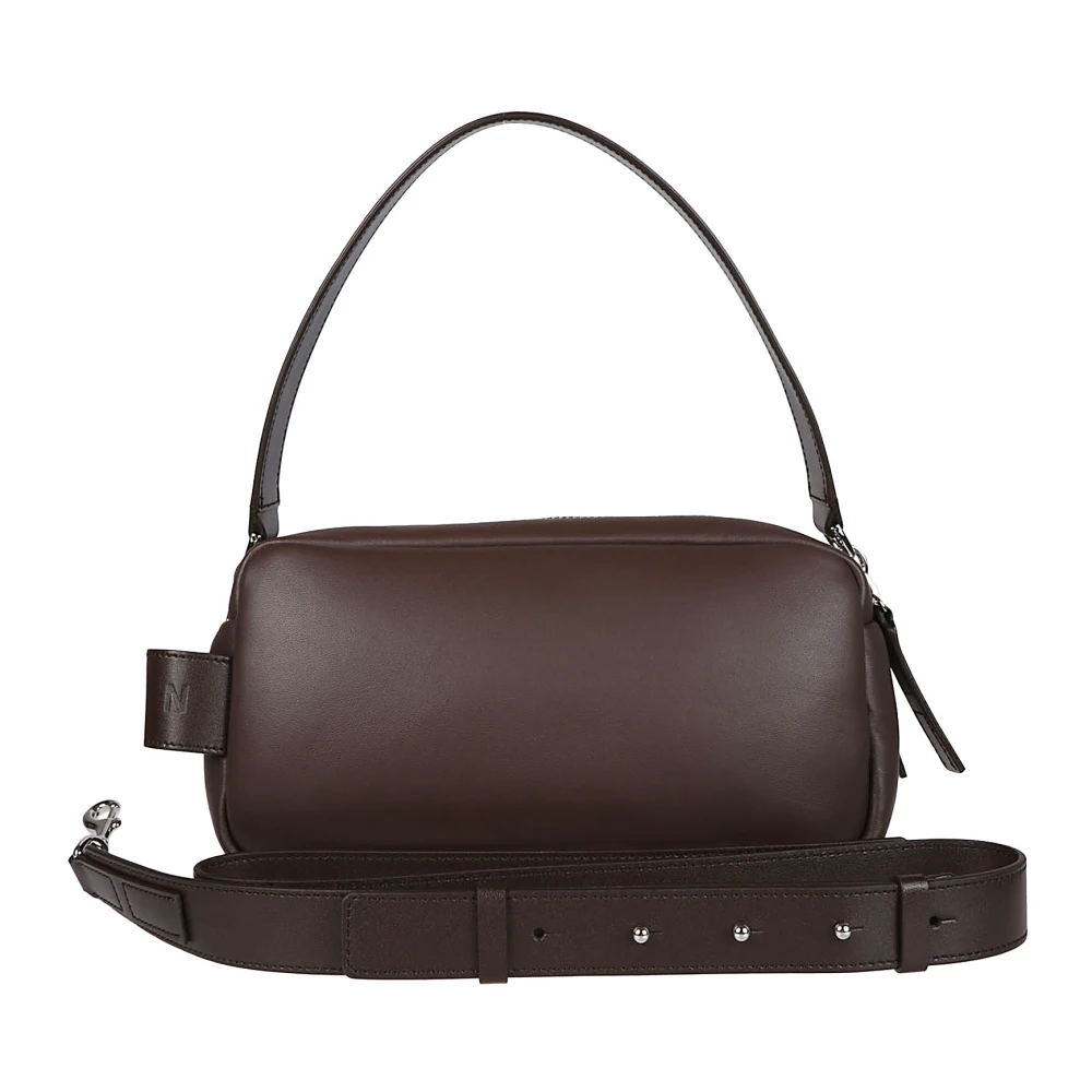 Hogan Dubbele Rits Tas Beige Dames