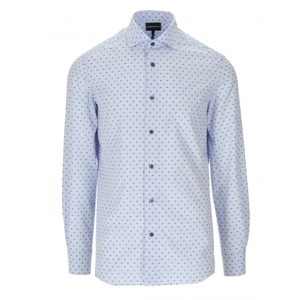 Emporio Armani Men's Blue Formal Shirts, S, Casual Shirts 3R1c861k0bzf747