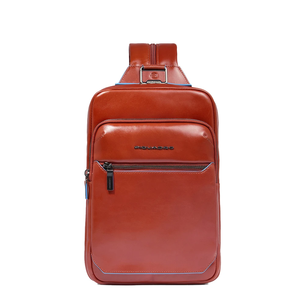 Piquadro Herren Rot Convertible To Backpack Sling Bag