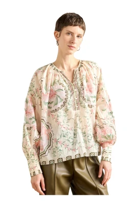 Blouse Imprimée Orchidée Turf