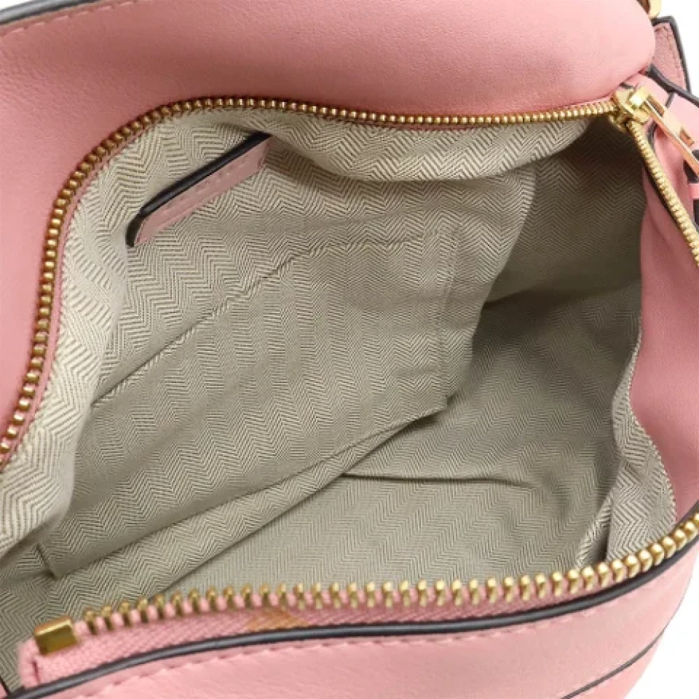 Loewe Pre-owned Leather handbags Pink Dames