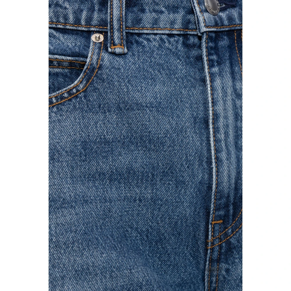 alexander wang Jeans met logo Blue Dames