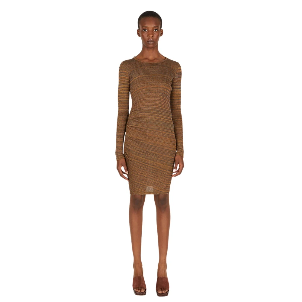 Marant Étoile Women's Brown Short Dresses, 2XS, Jyoti Mini Dress
