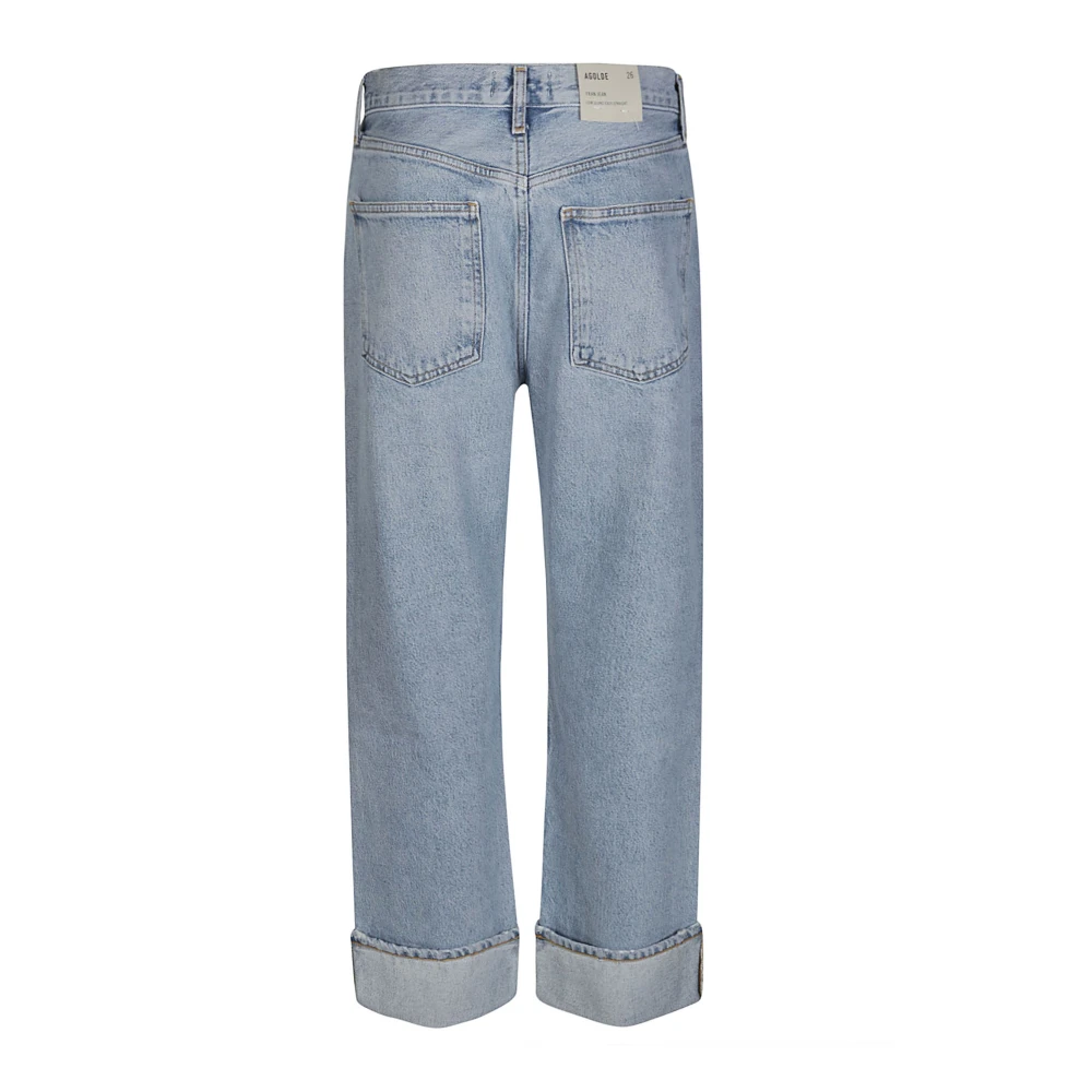 Agolde Stijlvolle Cropped Jeans voor Vrouwen Blue Dames