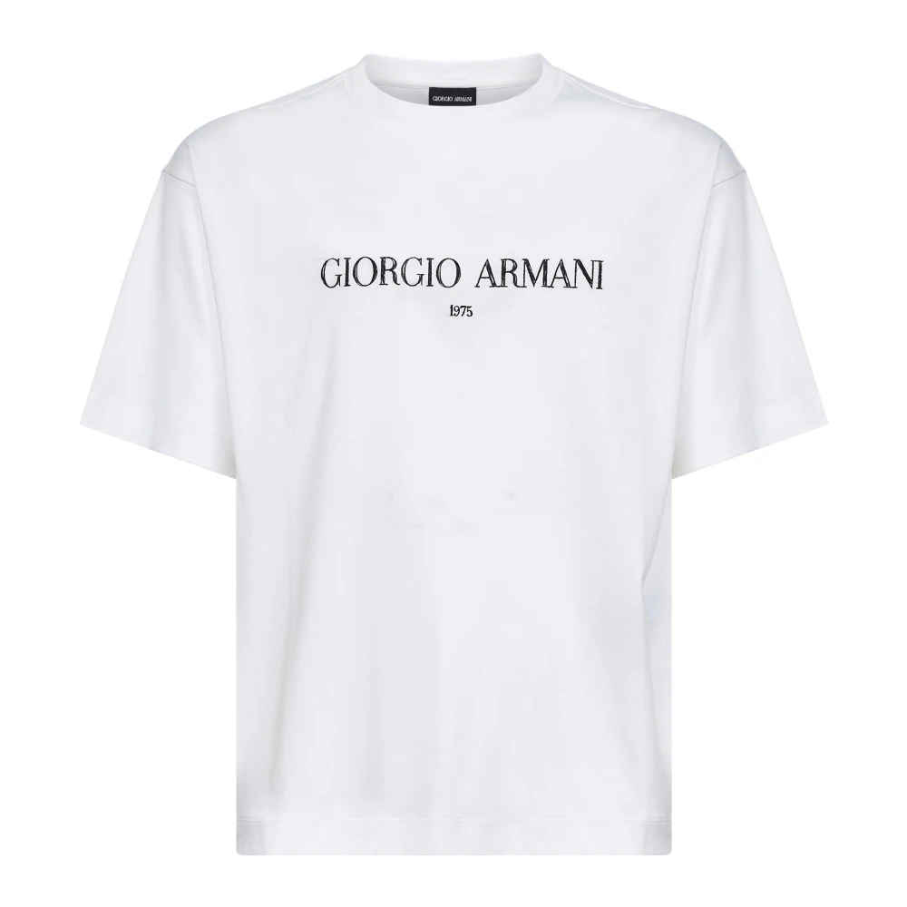Giorgio Armani Hombre Blanco Camisetas, Talla: S