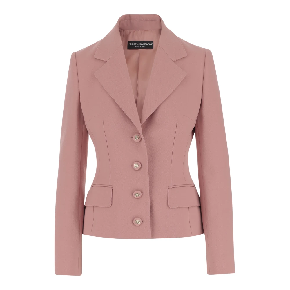 Dolce & Gabbana Damen Rosa Jacken, Xsgröße: