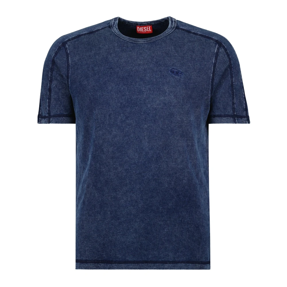 Diesel Blauw T-adjind T-shirt Lente-Zomer 2025 Blue Heren