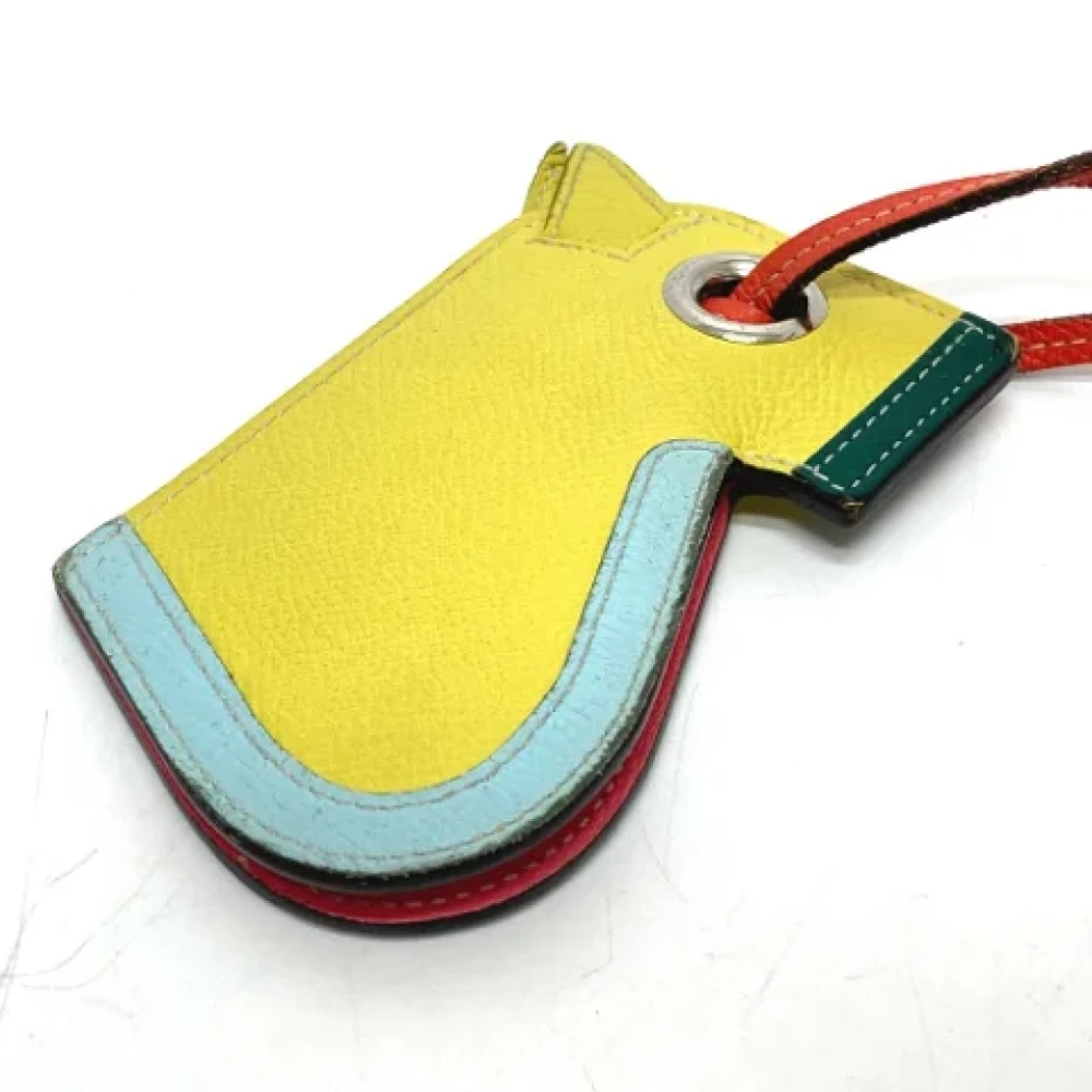Hermès Vintage Pre-owned Leather home-office Yellow Dames