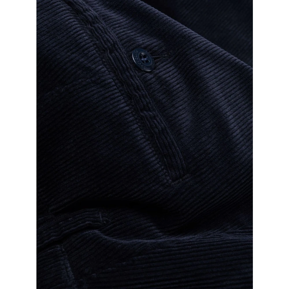 Jacob Cohën Blauwe Corduroy Slim Fit Broek Blue Heren