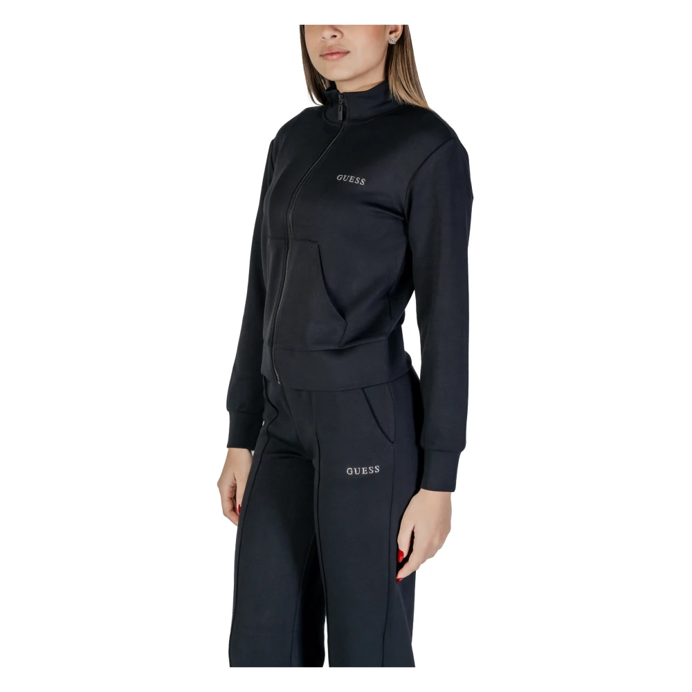 Guess Lente Zomer Dames Onbedekte Sweatshirt Black Dames