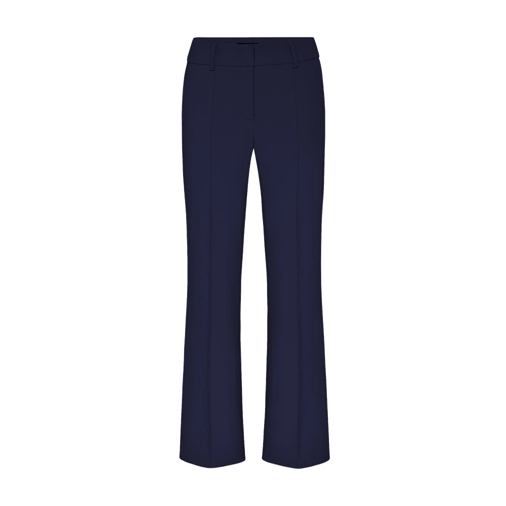 Cambio Women's Blue Wide Trousers, 3XL, Wide Trousers