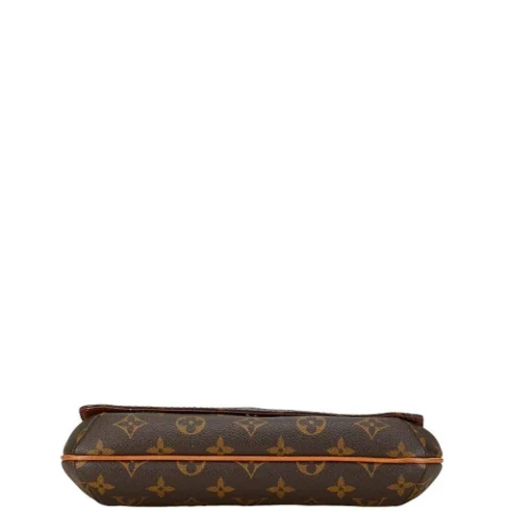Louis Vuitton Vintage Pre-owned Plastic handbags Brown Dames