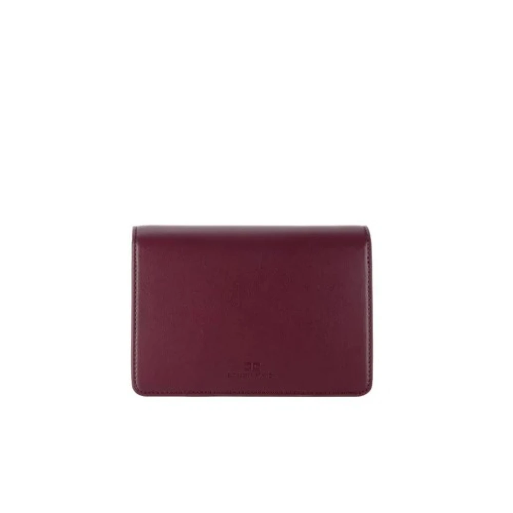 Elisabetta Franchi Rode Schoudertas met Flap Sluiting Red Dames