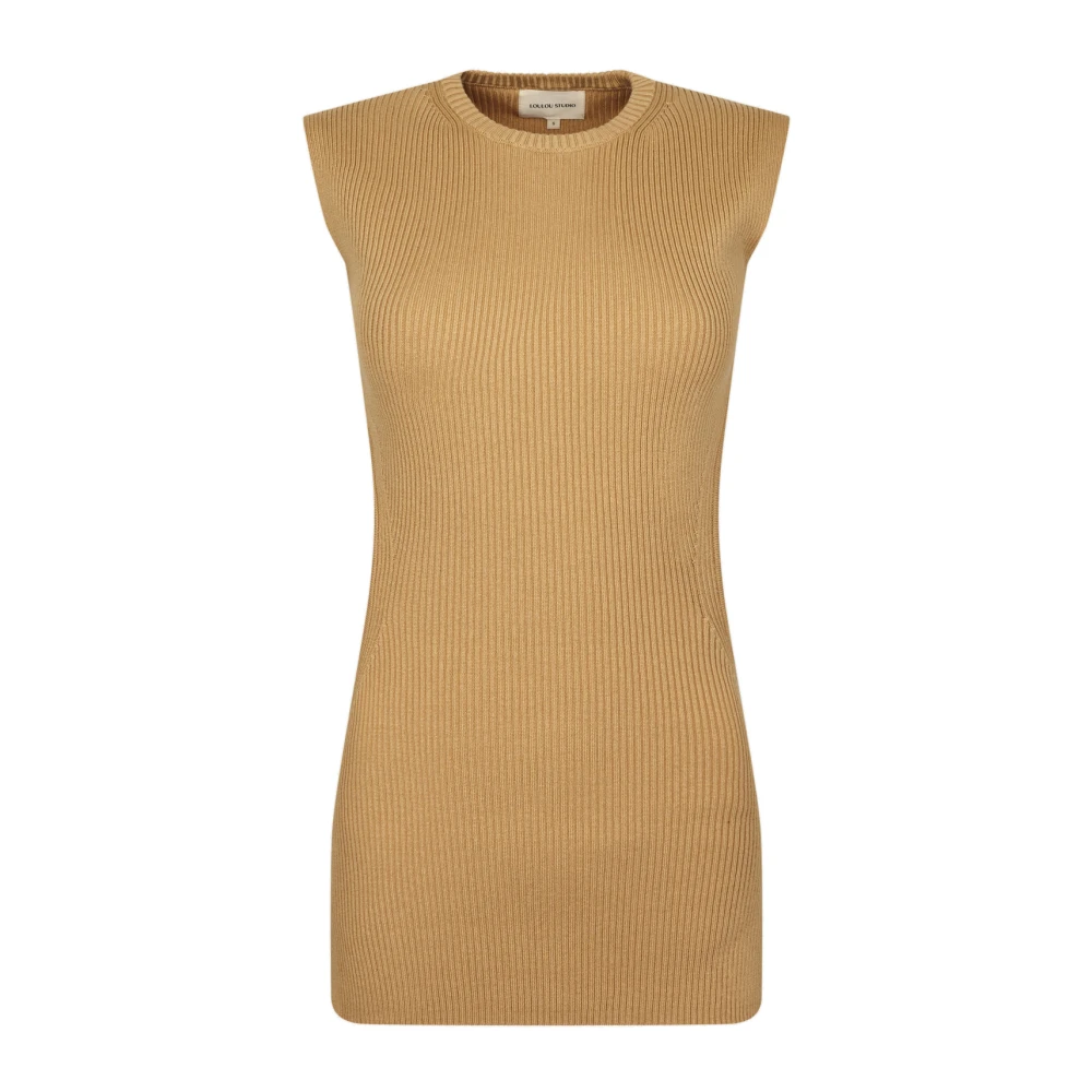 Loulou Studio Women's Beige Silk And Cotton Open-Back Top - Sleeveless Tops - M - Tops