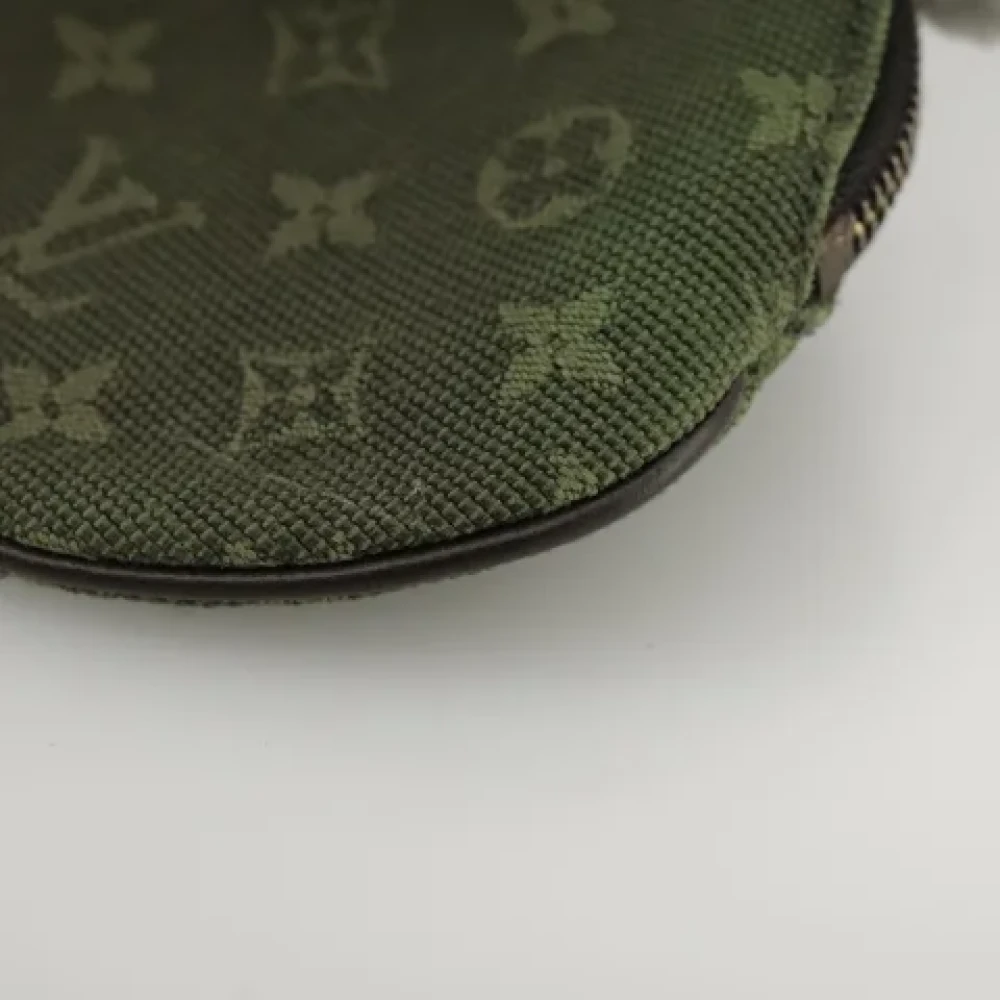 Louis Vuitton Vintage Pre-owned Canvas wallets Green Dames