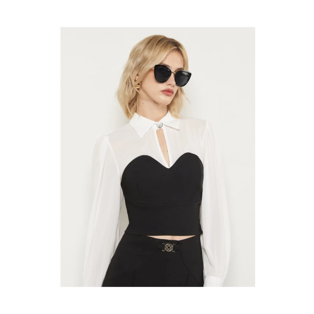 RINASCIMENTO Katoenen Blouse White Dames