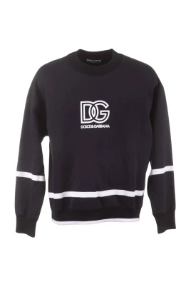 Sweatshirt med logotyp i bomull