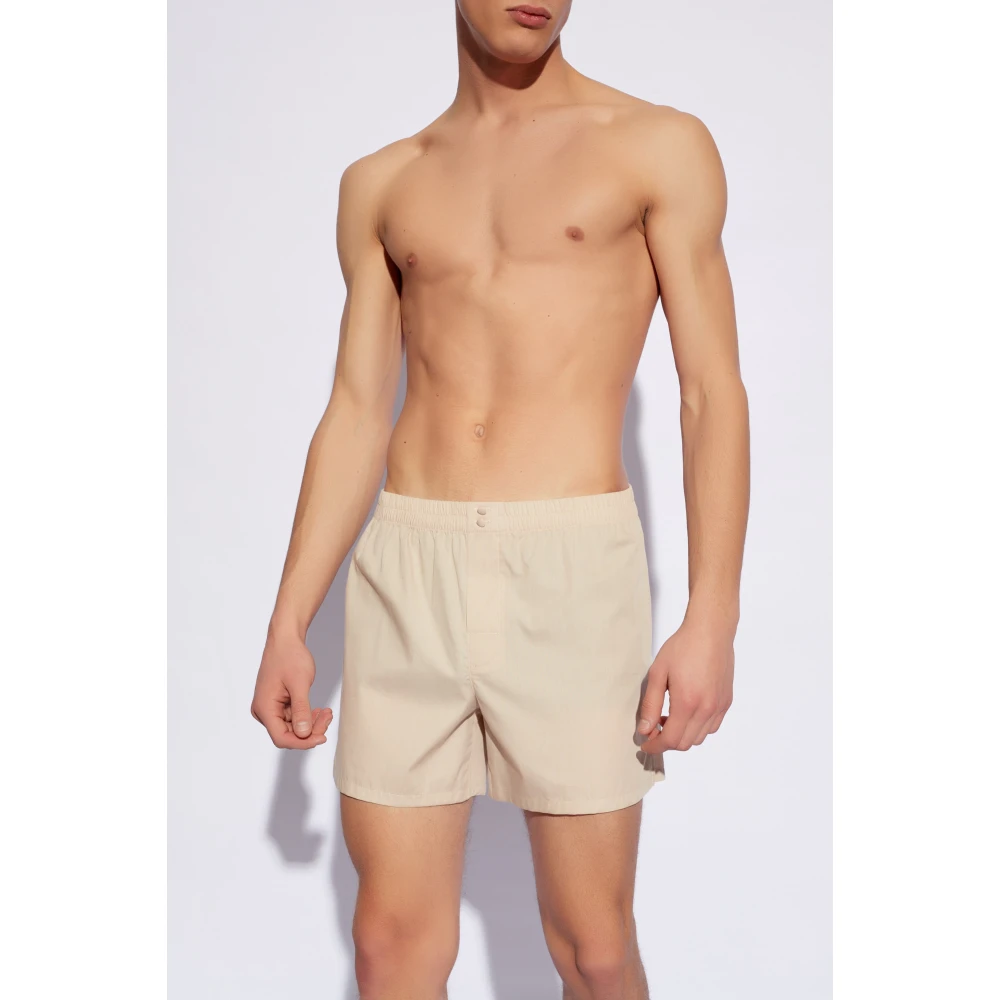 Dolce & Gabbana Katoenen shorts Beige Heren
