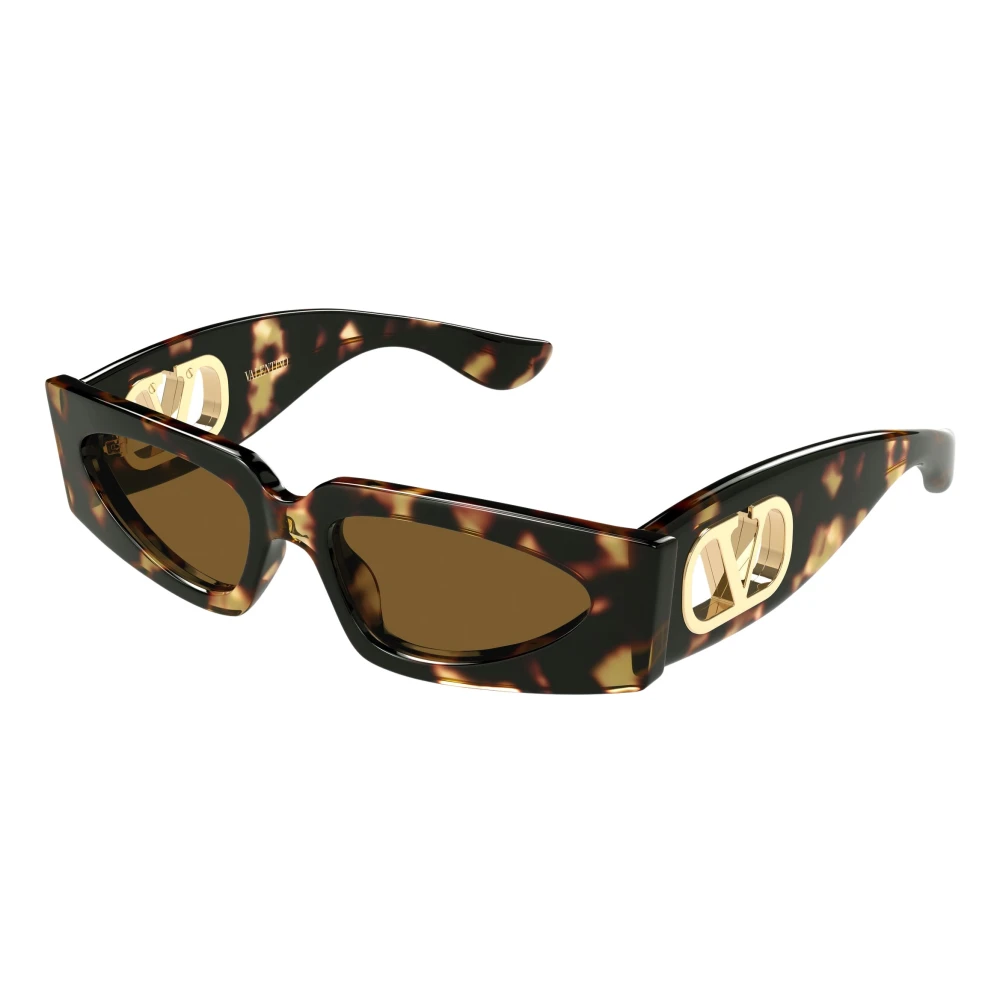 Valentino Women's Brown Sunglasses, 53 Mm, V Logo Sunglasses