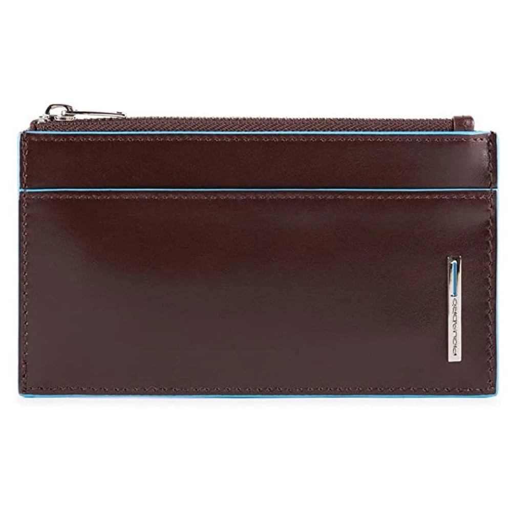 Piquadro Women's Brown Slim Unisex Card Holder Wallet - Wallets & Cardholders - One Size - Accessories