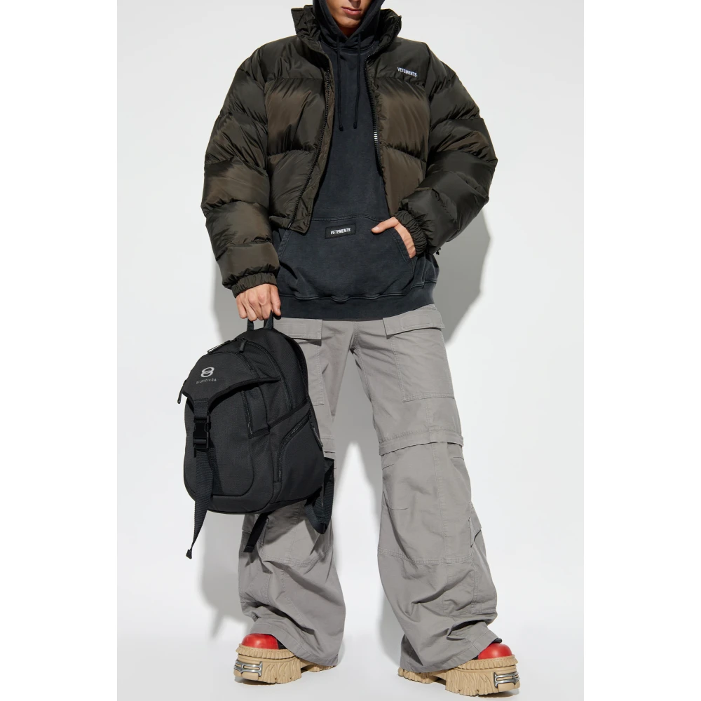 Vetements Jas met logo Black Heren