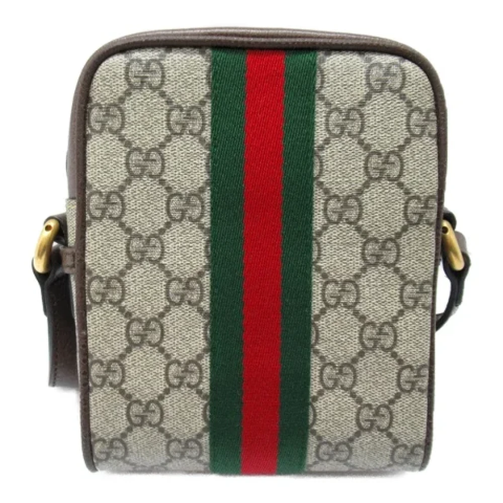 Gucci Vintage Pre-owned Canvas shoulder-bags Multicolor Dames