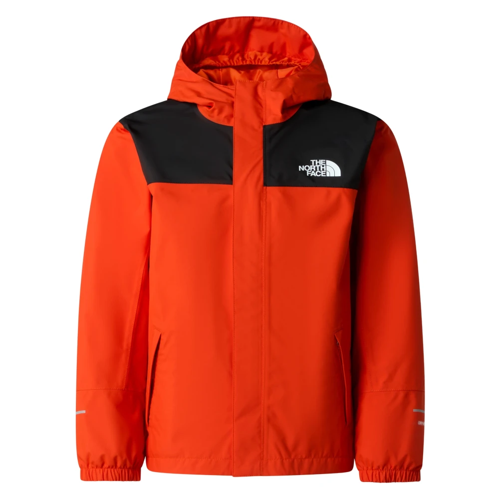 The North Face Boys Red Kids Rain Wear, 7 Y, Antora Rain Jacket