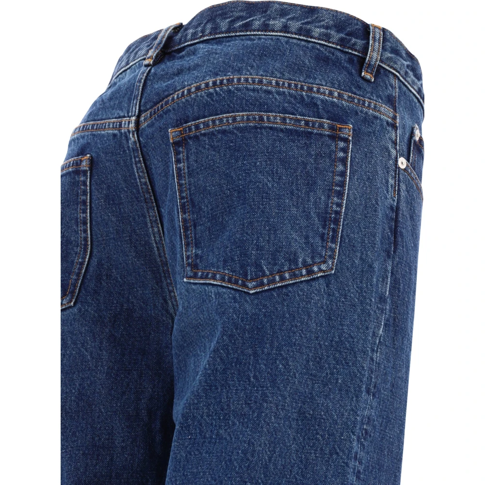 A.p.c. Relaxed katoenen jeans Blue Heren