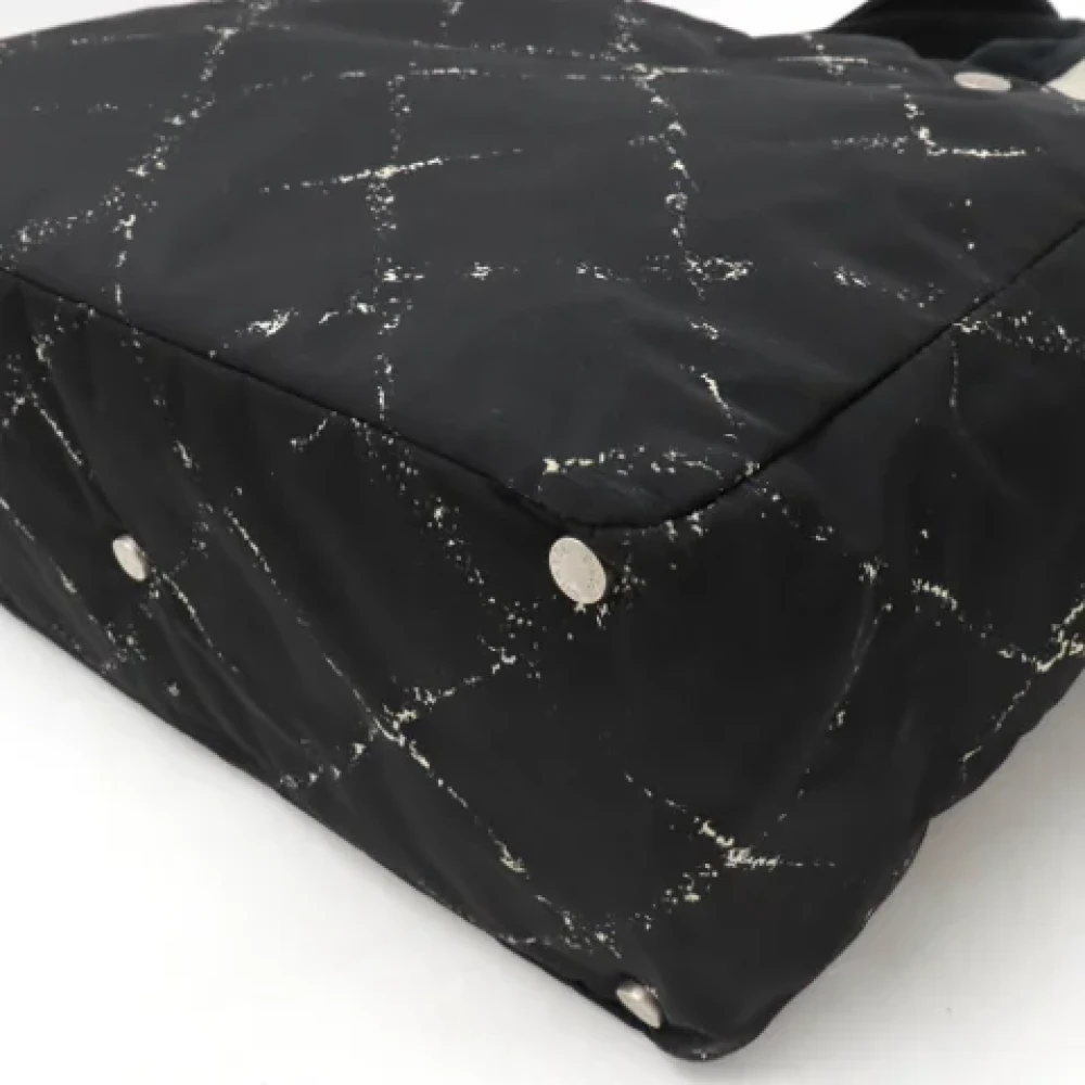 Chanel Vintage Pre-owned Nylon chanel-bags Black Dames