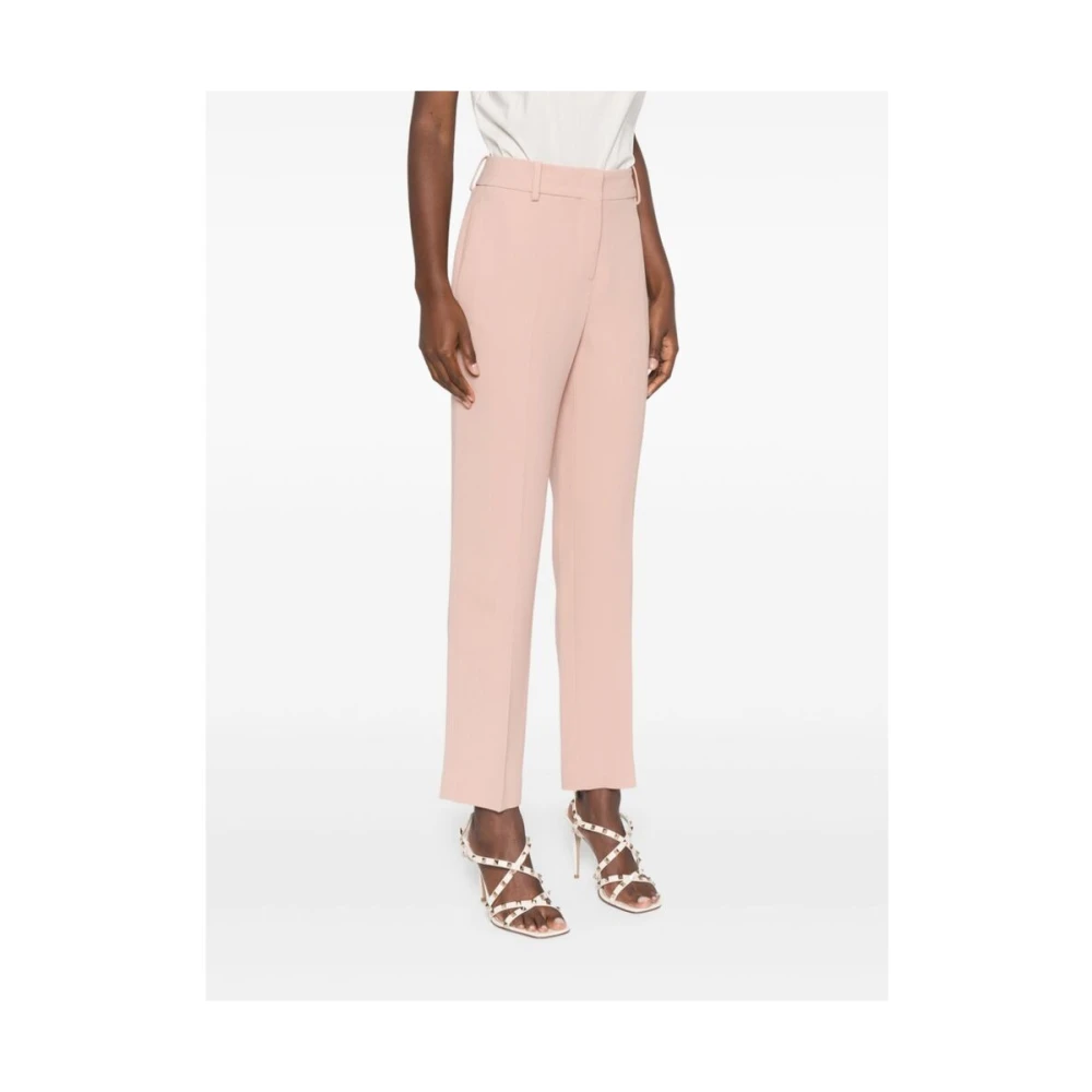 Ermanno Scervino Poederroze op maat gemaakte Cady-broek Pink Dames