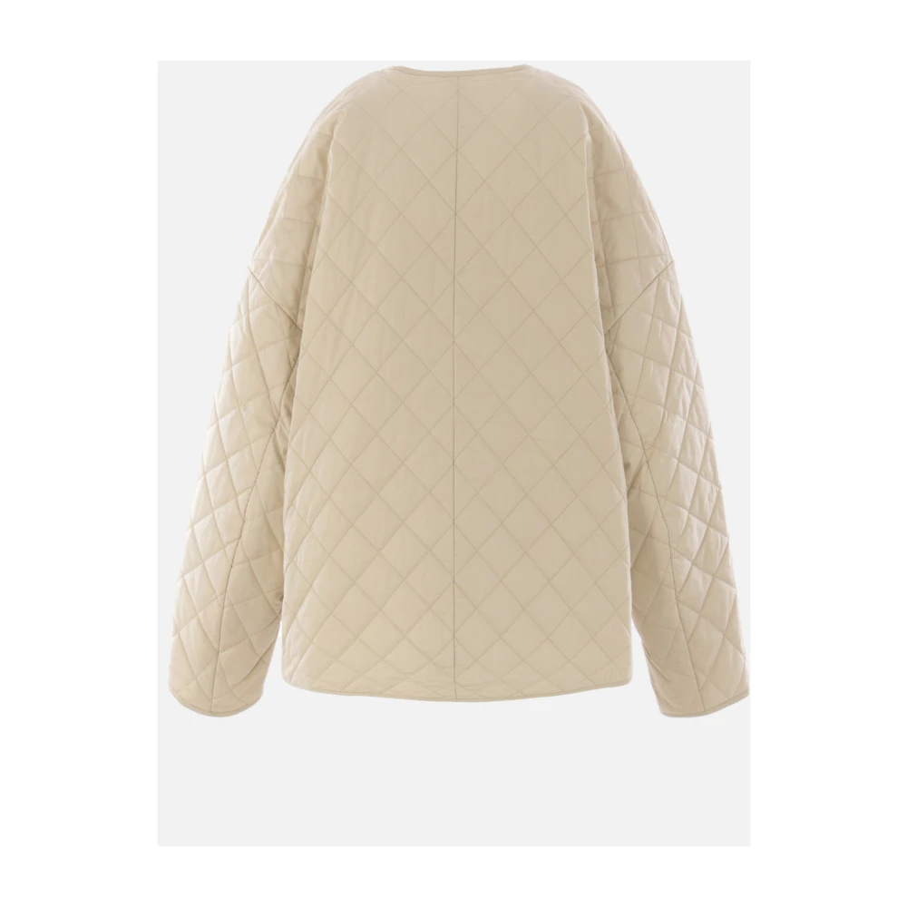 TotêMe Gewatteerde Oversized Jas Beige Dames