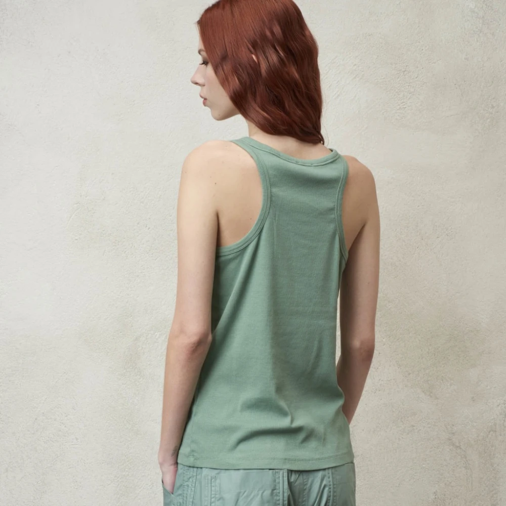 Blauer Mouwloze Top voor Vrouwen Green Dames