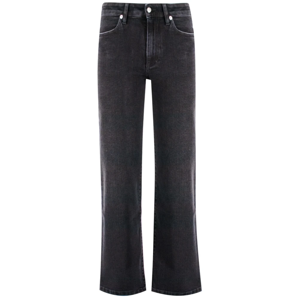 Antonelli Firenze Wijde Pijp Vintage Wassing Jeans Black Dames