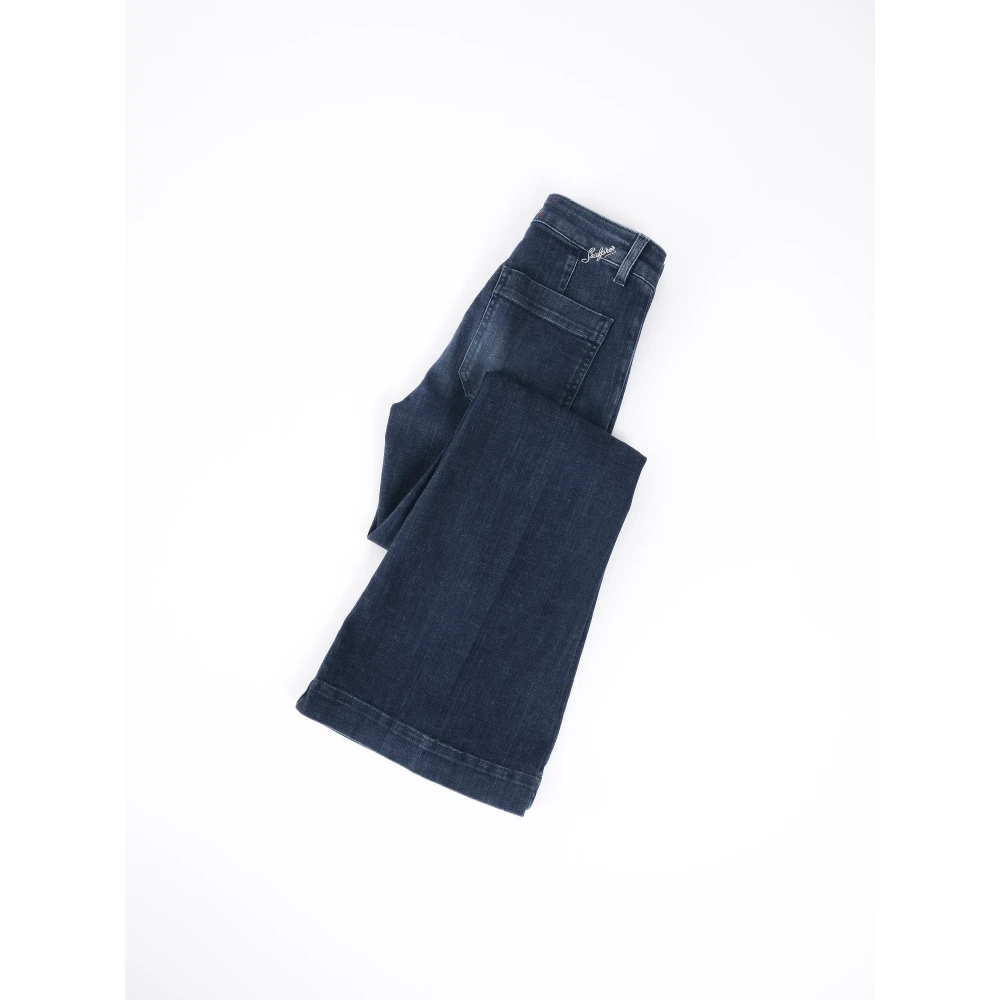 Seafarer Flared Leg Jeans Delphine Blue Dames