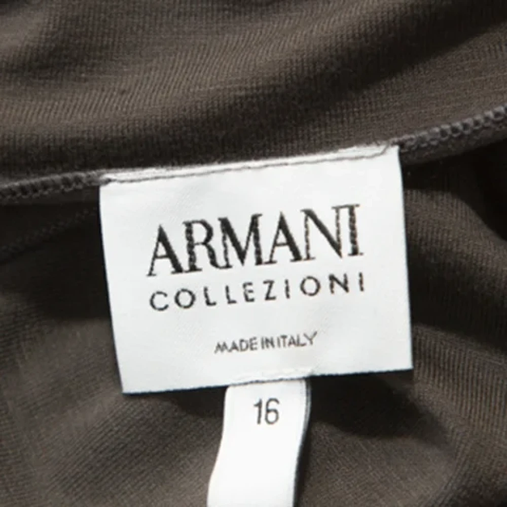 Armani Pre-owned Fabric tops Gray Dames