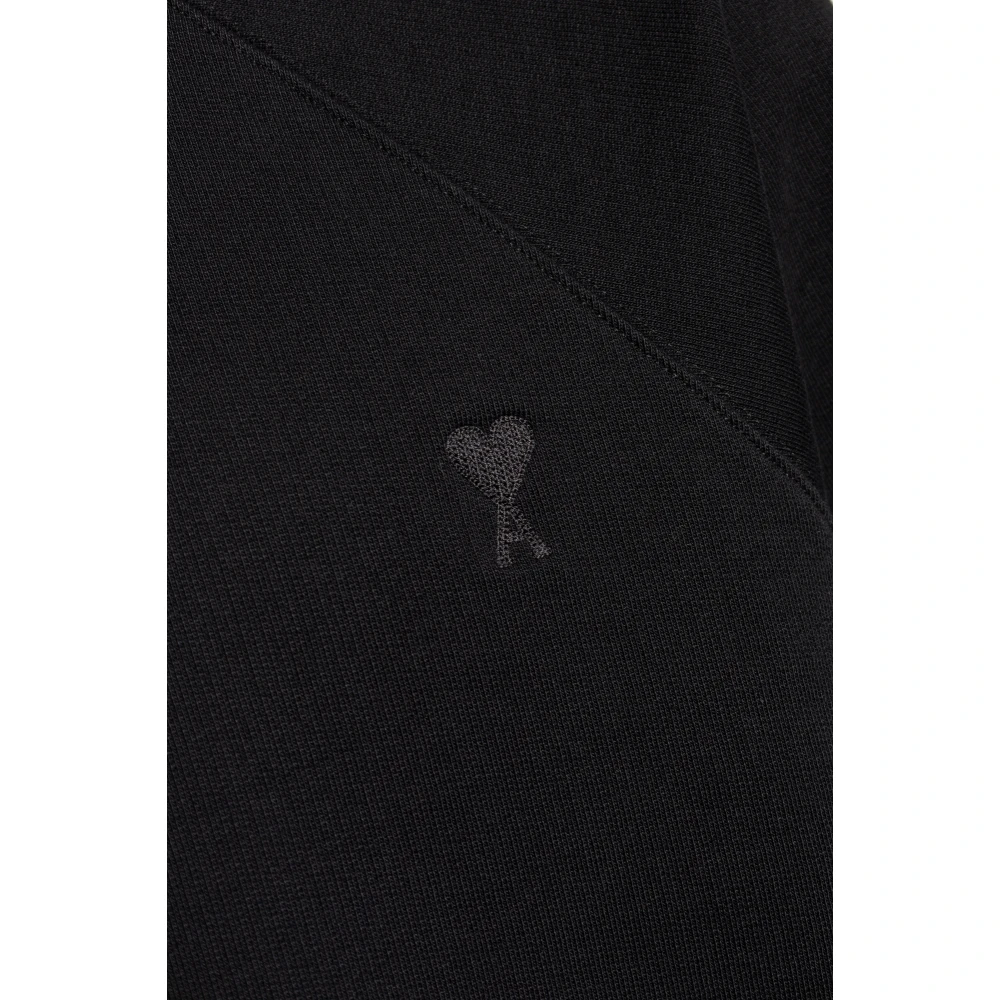 Ami Paris Sweatshirt met logo Black Heren