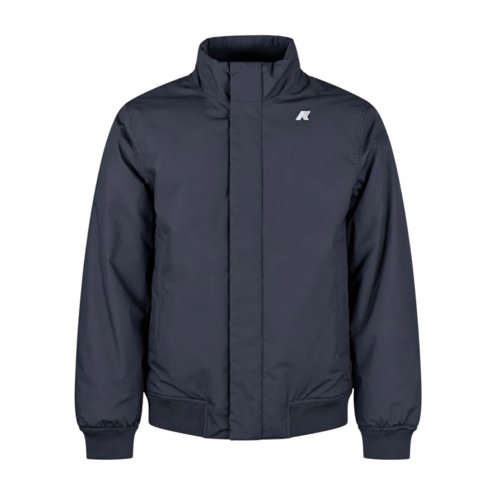 K-Way Uomo Blu - Arsene Warm Micro Canvas - Jackets - 2XL
