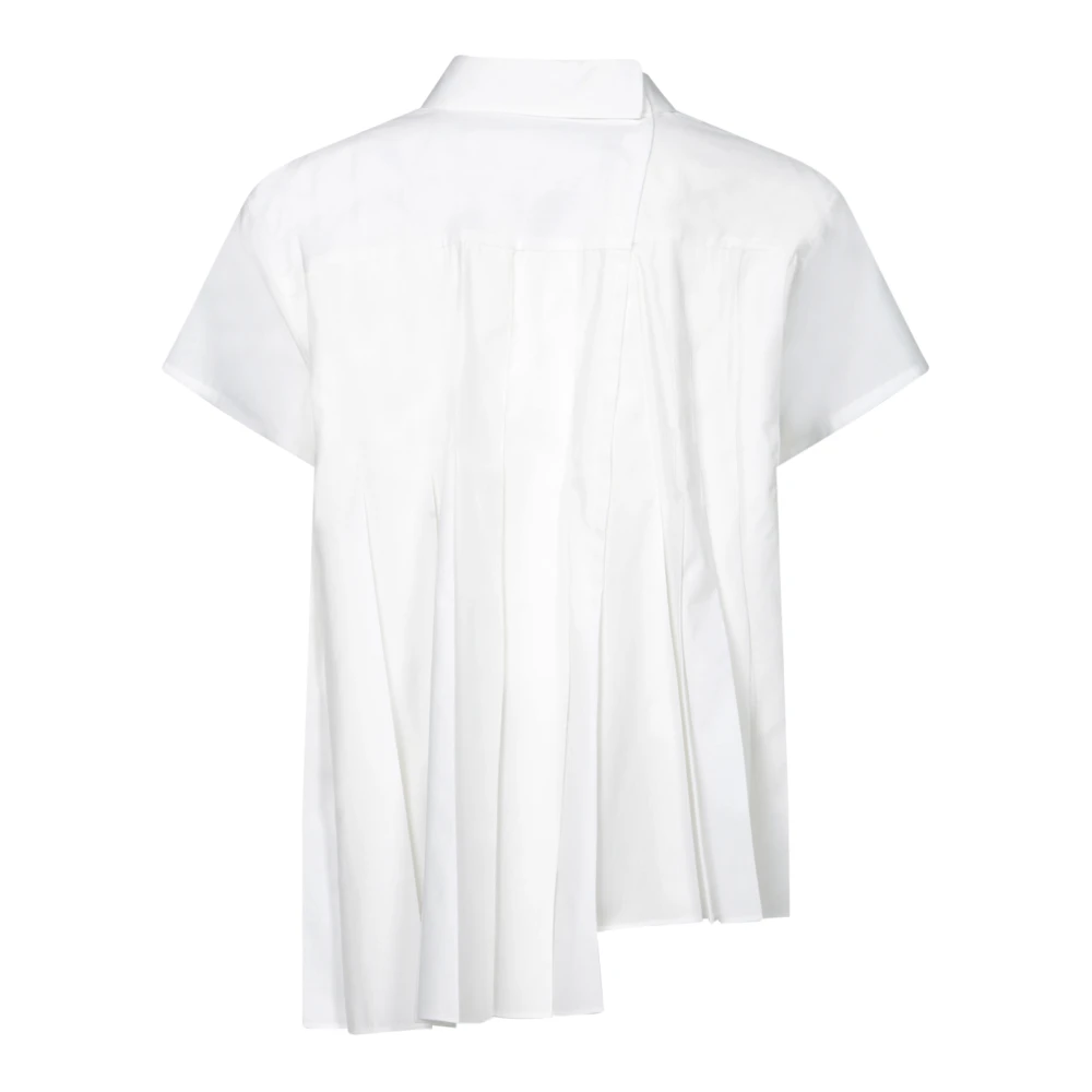 Sacai Witte T-shirts & Polo's voor vrouwen White Dames
