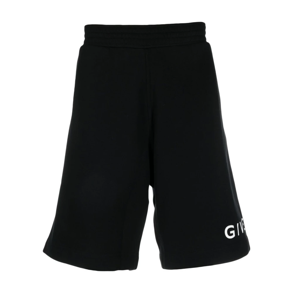 Givenchy Zwarte Shorts voor Heren Black Heren