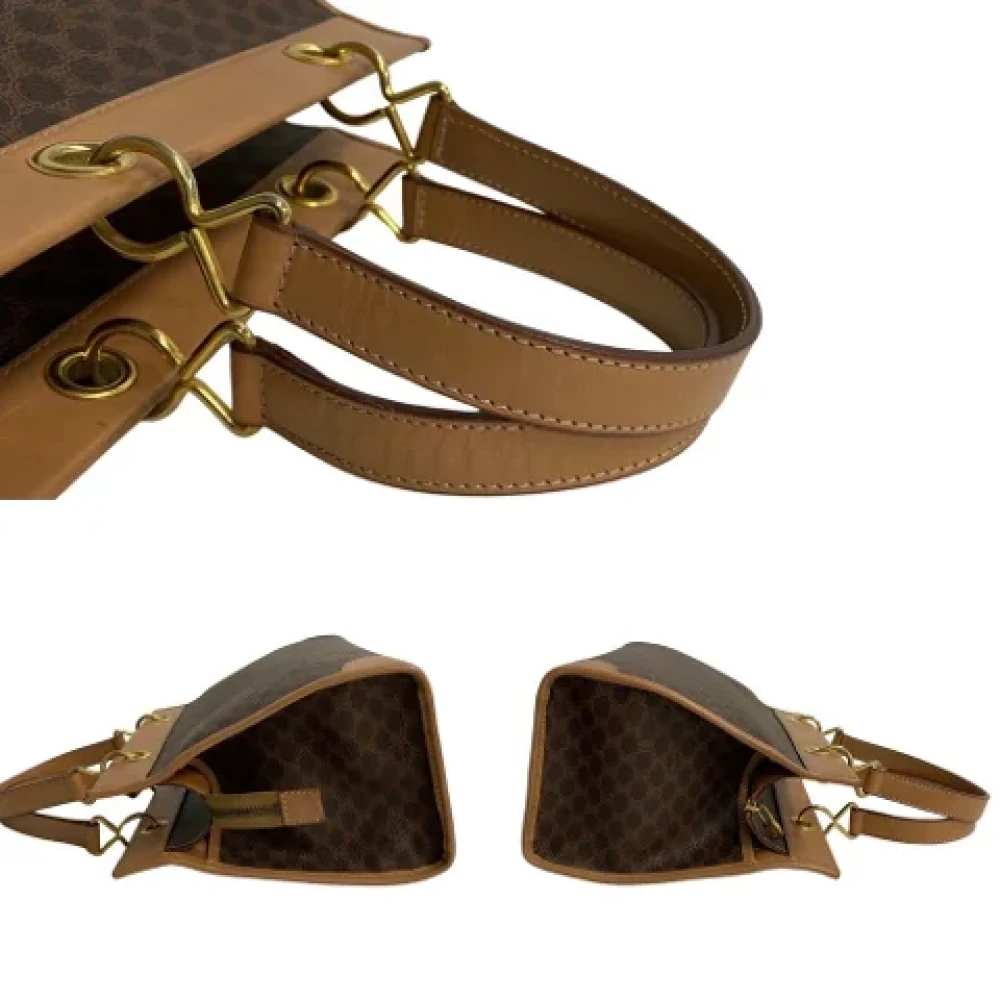 Celine Vintage Pre-owned Canvas celine-bags Brown Dames